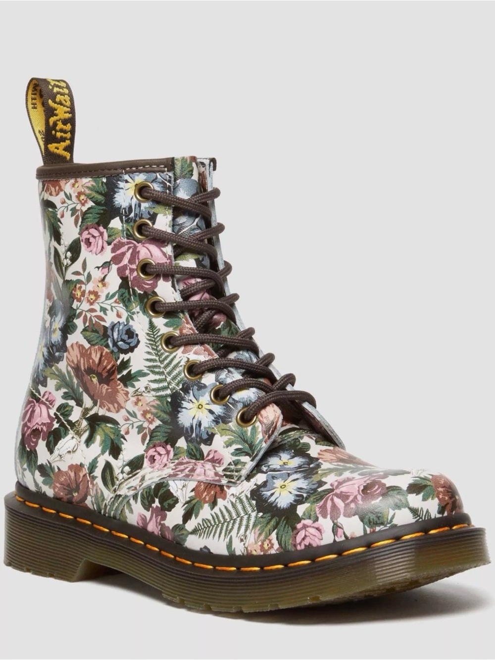 Dr. Martens 1460 ENGLISH GARDEN LEATHER LACE UP BOOTS size 7